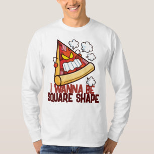 Maßgeschneiderte quadratische Form T-Shirt