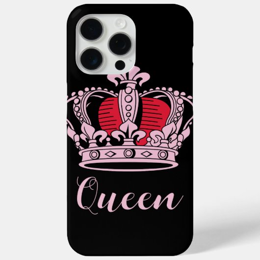 Maßgeschneiderte Queen Crown Case-Mate iPhone Hülle (Rückseite)