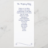 Maßgeschneiderte Rack-Karten für weiße und blaue H Programm (Rückseite)