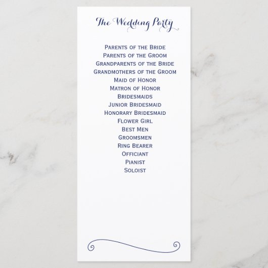 Maßgeschneiderte Rack-Karten für weiße und blaue H Programm (Rückseite)