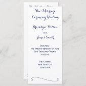 Maßgeschneiderte Rack-Karten für weiße und blaue H Programm (Vorne/Hinten)