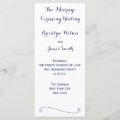 Maßgeschneiderte Rack-Karten für weiße und blaue H Programm (Vorderseite)