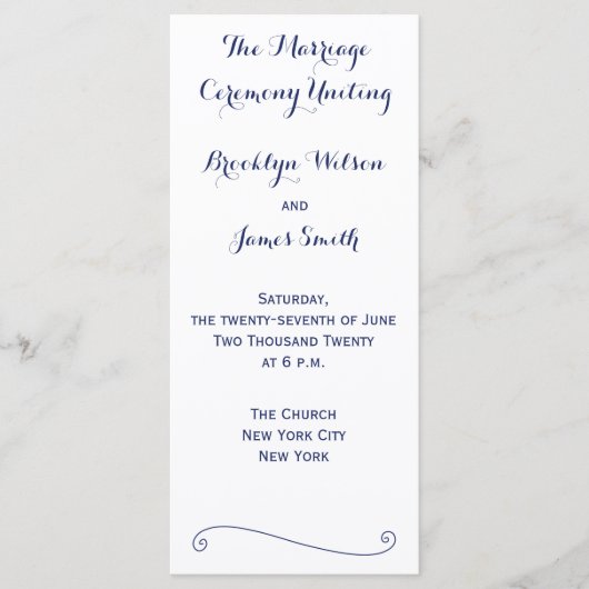 Maßgeschneiderte Rack-Karten für weiße und blaue H Programm (Vorderseite)