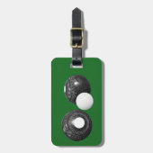 Maßgeschneiderte Rasenbowls Gepäckanhänger (Vorderseite vertikal)