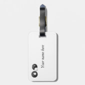 Maßgeschneiderte Rasenbowls Gepäckanhänger (Rückseite vertikal)