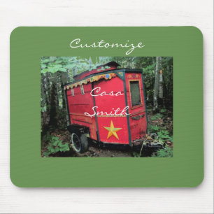 Maßgeschneiderte Red Sinti und Roma winzige Carava Mousepad