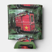 Maßgeschneiderte Red Sinti und Roma winzige Wohnwa Dosenkühler (Rückseite)