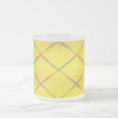 Maßgeschneiderte Regenbogen-Trellis-Gelbe Tasse (Mittel)