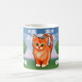 Maßgeschneiderte Regenbogen- und KatzenTasse Kaffeetasse (Mittel)