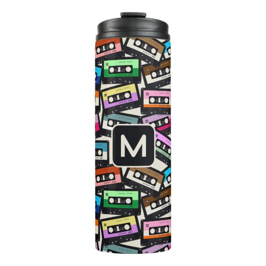 Maßgeschneiderte Retro-Ketten für Monogramm Thermosbecher (Vorderseite)