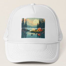 Maßgeschneiderte Retro-Touch Gras im Freien Typogr Truckerkappe