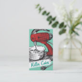 Maßgeschneiderte Retroständer-Mischpult-Backenkart Visitenkarte (Stehend Vorderseite)