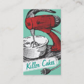 Maßgeschneiderte Retroständer-Mischpult-Backenkart Visitenkarte (Vorderseite)