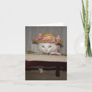 Maßgeschneiderte Romantik Katzen Feiertagskarte
