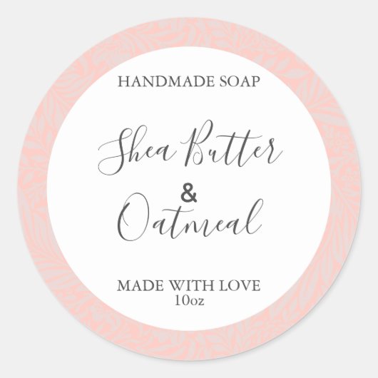 Maßgeschneiderte Rose für das Blumenmuster Runder Aufkleber (Vorderseite)