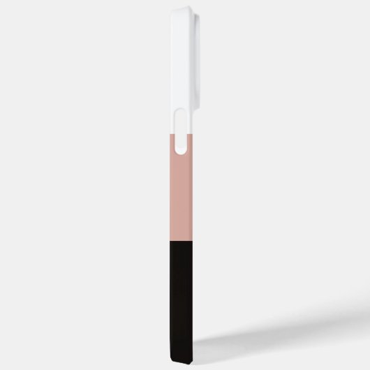 Maßgeschneiderte Rose mit drei Farbblöcken - Schwa Case-Mate iPhone Hülle (Rückseite / Rechts)