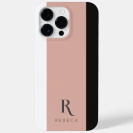 Maßgeschneiderte Rose mit drei Farbblöcken - Schwa Case-Mate iPhone 14 Pro Max Hülle