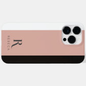 Maßgeschneiderte Rose mit drei Farbblöcken - Schwa Case-Mate iPhone Hülle (Rückseite (Horizontal))