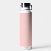 Maßgeschneiderte Rose Quarzglasflasche Trinkflasche (Rückseite)
