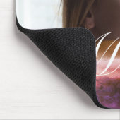 Maßgeschneiderte Rosen Gold Watercolor Foto Mit Mo Mousepad (Ecke)