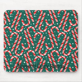 Maßgeschneiderte Rot- und Weißkandy-Kanälen auf Gr Mousepad