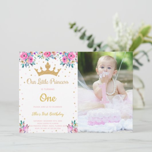 Maßgeschneiderte Royal Party Einladungen für Kinde (Stehend Vorderseite)