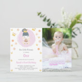 Maßgeschneiderte Royal Princess-Party Einladungen (Stehend Vorderseite)