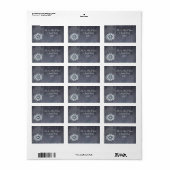 Maßgeschneiderte Rücksendeadressen-Aufkleber Adressaufkleber (Vorne)