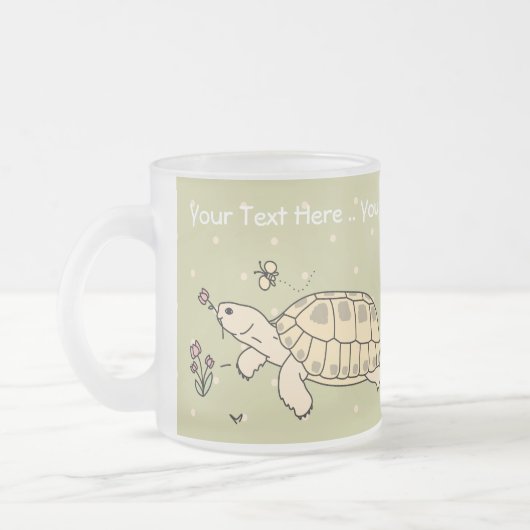 Maßgeschneiderte russische Tortoise-Tasse Mattglastasse (Links)