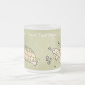 Maßgeschneiderte russische Tortoise-Tasse Mattglastasse (Mittel)