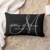 Maßgeschneiderte Rustikale Linse Monogram Lumbar K Lendenkissen (Decke)