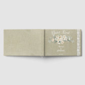 Maßgeschneiderte rustikale schöne braune Textur Sp Gästebuch (Voll)