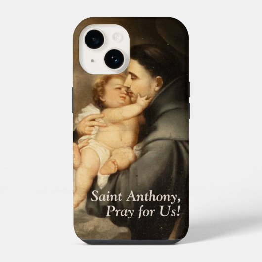 Maßgeschneiderte Saint Anthony iPhone Hülle (Rückseite)