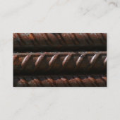 Maßgeschneiderte Sammlung von Metallen Visitenkarte (Rückseite)