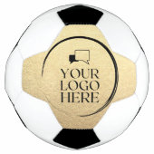 Maßgeschneiderte, saubere Geschäfte Gold Ihr Logo  Fußball (Vorderseite)