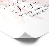 Maßgeschneiderte Schildkröte Blütenblume Mädchen B Poster (Ecke)