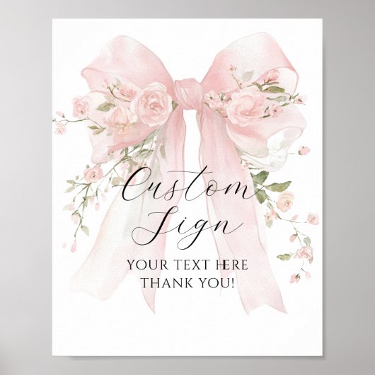 Maßgeschneiderte Schildkröte Blütenblume Mädchen B Poster (Vorne)