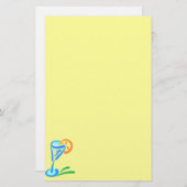 Maßgeschneiderte Schleifglas-Stationerie Briefpapier (Vorne/Hinten)