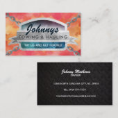 Maßgeschneiderte Schleppdienstkarten Visitenkarte (Vorne/Hinten)