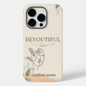 Maßgeschneiderte Schönheit in sich Inspiriert Case-Mate iPhone Hülle (Rückseite)