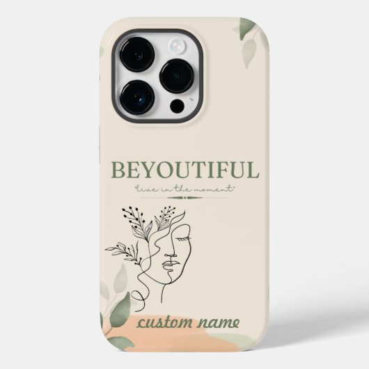 Maßgeschneiderte Schönheit in sich Inspiriert Case-Mate iPhone Hülle (Rückseite)