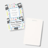 Maßgeschneiderte Schreibgeräte - Abzeichen der Sch Ausweis (Vorder- & Rückseite)