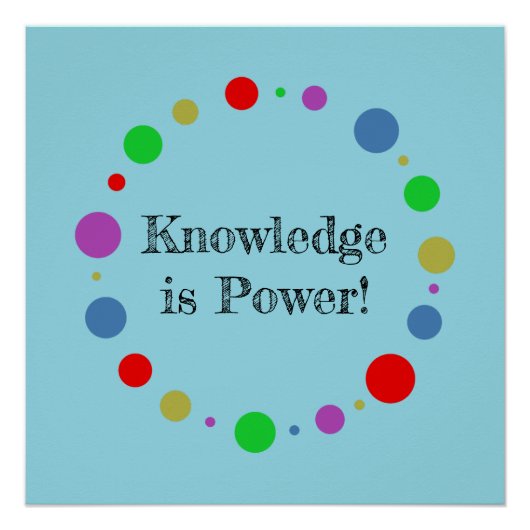 Maßgeschneiderte Schule, Library Colorful Geometri Poster (Vorderseite)