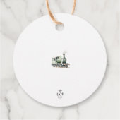 Maßgeschneiderte Schulungsrunde Vielen Dank Geschenkanhänger (Rückseite)