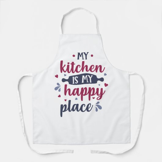 Maßgeschneiderte Schürze mit Kitchen Quotes (Vorderseite)