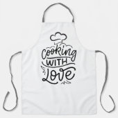 Maßgeschneiderte Schürze mit Kitchen Quotes (Vorderseite)