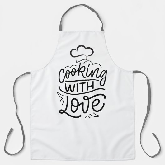 Maßgeschneiderte Schürze mit Kitchen Quotes (Vorderseite)