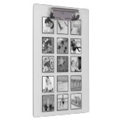 Maßgeschneiderte Schwarz-Weiß-Filterquadrat-FotoCo Klemmbrett (Rechts)