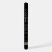 Maßgeschneiderte Schwarz-weiße Silver Gold Gray Az iPhone Hülle (Rechte Seite)