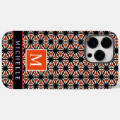 Maßgeschneiderte Schwarzweiß-Geometrie Case-Mate iPhone Hülle (Rückseite (Horizontal))